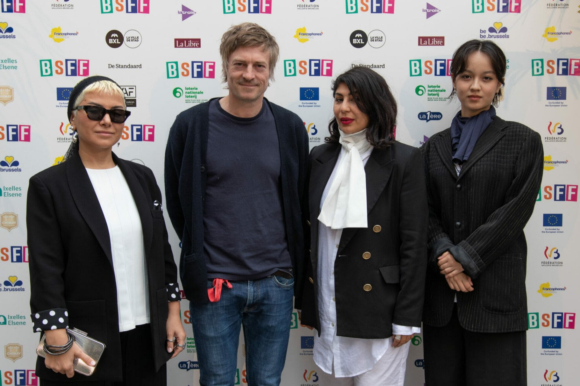 BSFF 2023 - Day 11 - Closing Ceremony - International Competition Jury : Farnoosh Samadi, Bahar Pars, Antoine Wielemans, Lucie Zhang